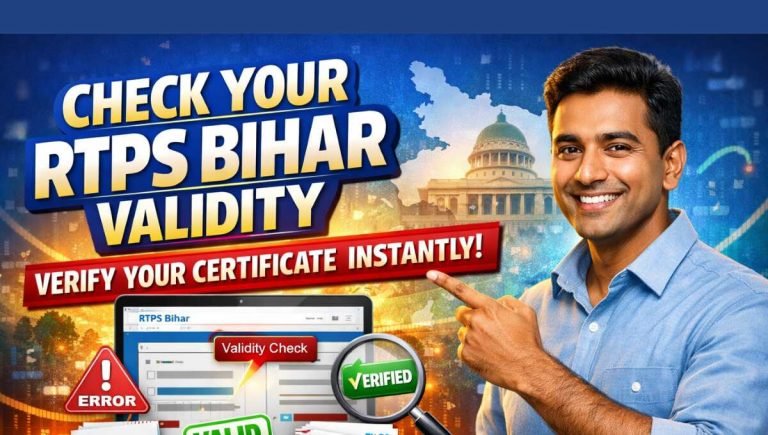 RTPS Bihar Validity
